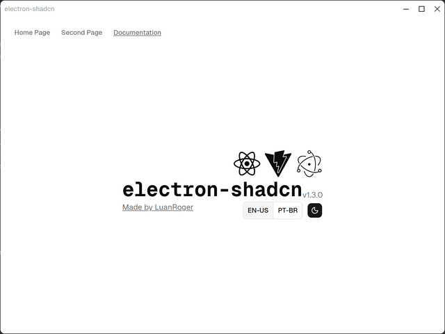 electron-shadcn project image